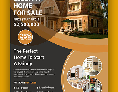 Home Sale Flyer Design