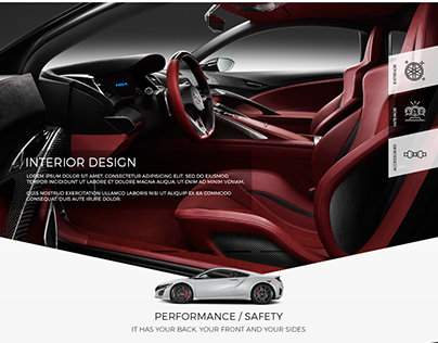 Honda Acura NSX - Concept Design