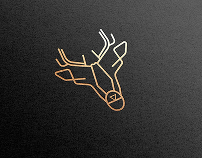 Minimalist Antelope Logo Design