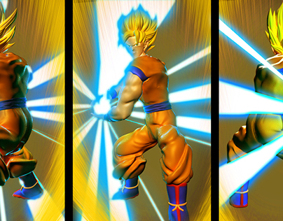 3D Character Model Goku (Dragonball Z Project)