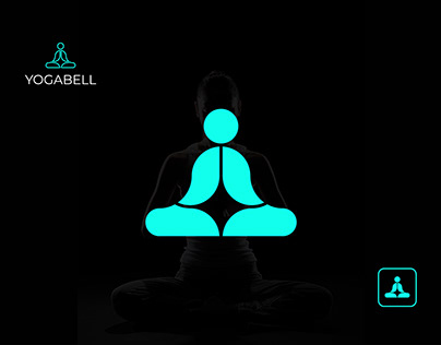 Yogabell Logo Design, Yoga