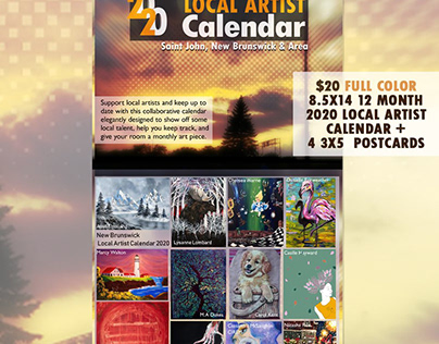 2020 Local New Brunswick Artists Calendar