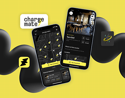 Charge Mate (0-100) UI/UX web design, mobile app