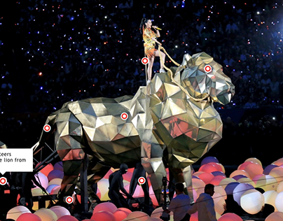 The story of Katy Perry's Super Bowl lion