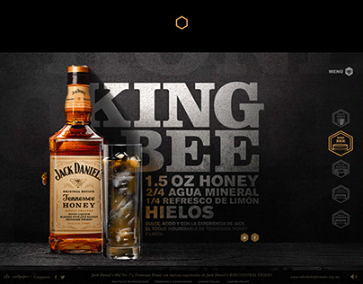 Jack Daniel's Tennessee Honey / Web Site