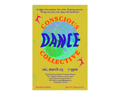 CONSCIOUS DANCE COLLECTIVE Poster Design