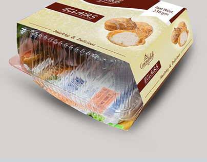 Eclairs food package design