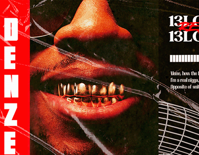 Denzel Curry "Blood on my Nikez" - Cover Art Concept