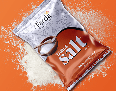 Salt Packaging Design For Farda Foods