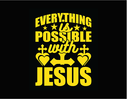 Everything is possible with jesus