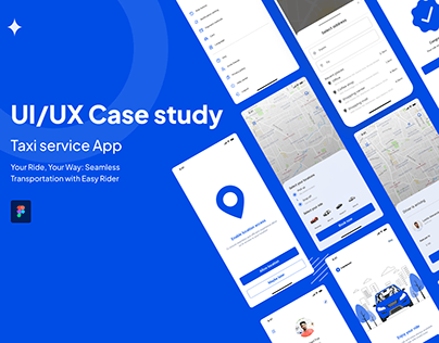 Taxi service App UI/UX Case Study