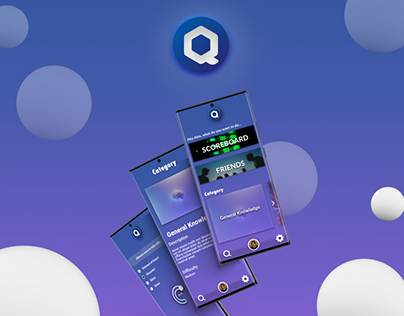 QuizPro - Mobile Application concept UI