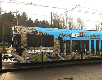 Vehicle Wrap project for Portland, OR mass transit