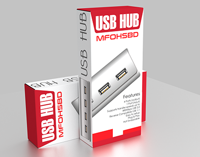 USB HUB Logo Packaging