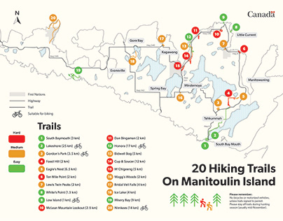 Hiking Map Design