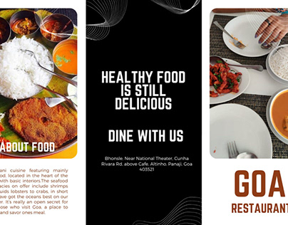Restaurant sample brochure