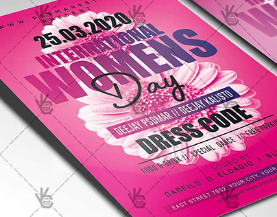 Womens Day Flyer - PSD Template