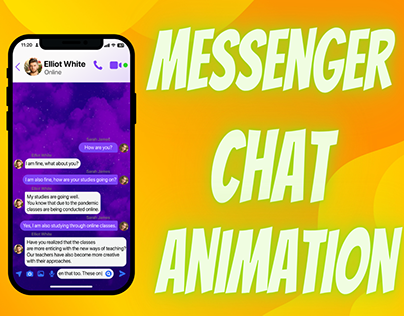 Realistic Phone Text Message Chat Animation