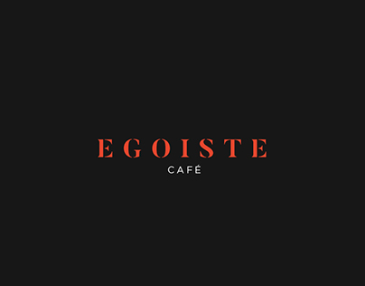 Coffee «Egoiste». Logo for coffee company.