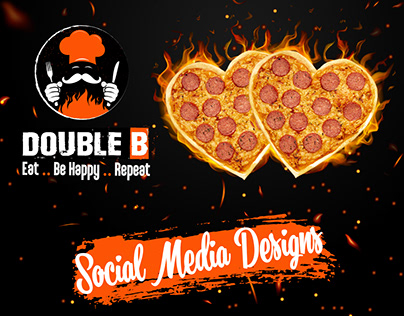 Double B Restaurant Social Media Designs