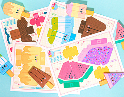 Ice Cream Shop | Paper Toys