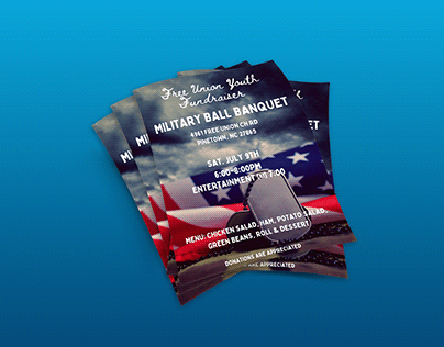 Military Ball Banquet Flyer