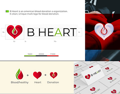 Logo, Logo Design, Blood donation, Minimalist logo
