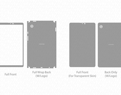 Galaxy Tab A9 Skin Template Vector 2023 by VecRas