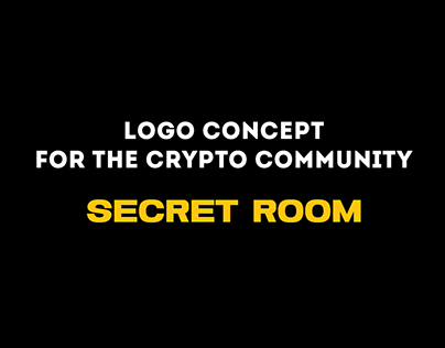 SECRET ROOM - crypto community | LOGO design
