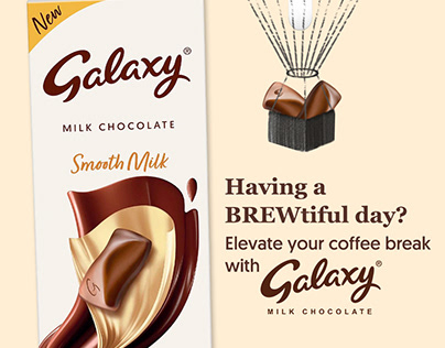 galaxy chocolate creatives