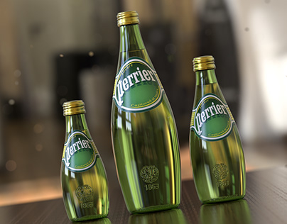 Perrier | Product Photography • Render
