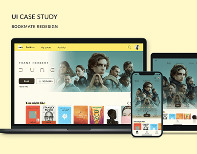 Project thumbnail - Bookmate Redesign