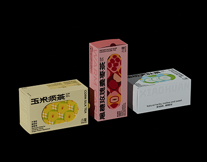 别有洞天-小獾功能茶系列 | XIAOHUAN functional tea packaging