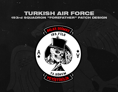 Turkish Air Force 193rd Squadron Patch Design