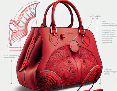 Red Leather Bag designs