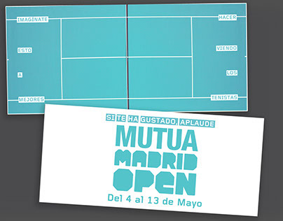 Street Marketing Mutua Madrid de tenis
