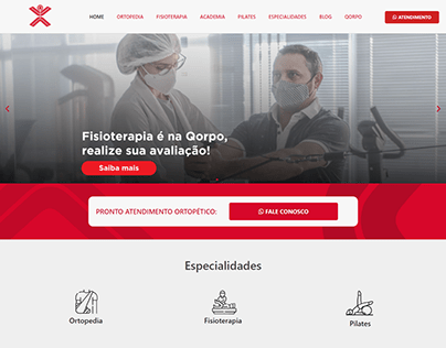 Site Institucional - Clínica Qorpo | EAV MÍDIA