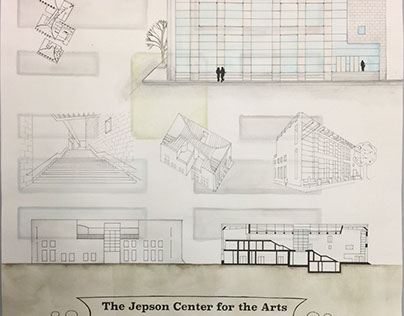 Drawing 115- Jepson Center for the Arts Study