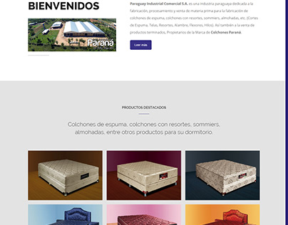Sitio Web para Colchones Paraná