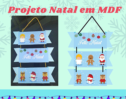 Projeto de Natal em MDF