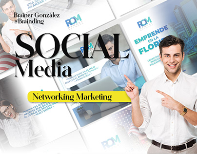 Social Media Posts Para Empresa de Networking Marketing