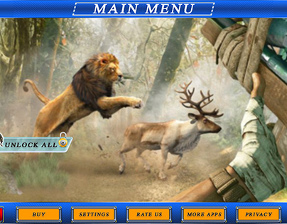 Animal Hunting Game UI