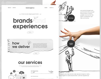 Brand Agency Landing Page