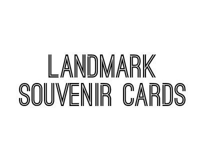 Landmark Souvenir Cards for New York City