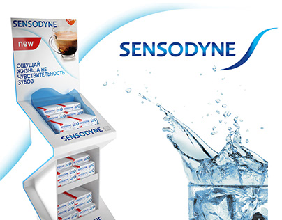 Display concept for Sensodyne toothpaste