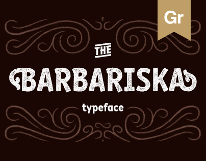 Barbariska | typeface