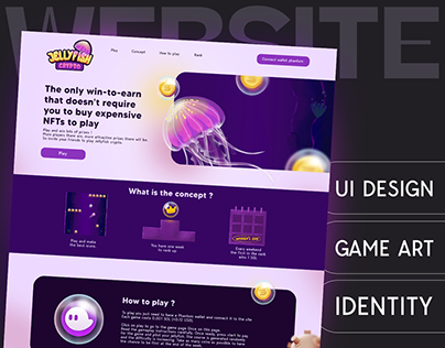 Jellyfish Crypto UI Design & Game art