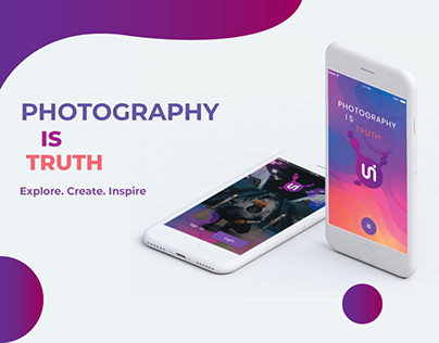 Photography Portfolio App Design