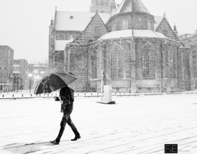 Winter day at Rotterdam