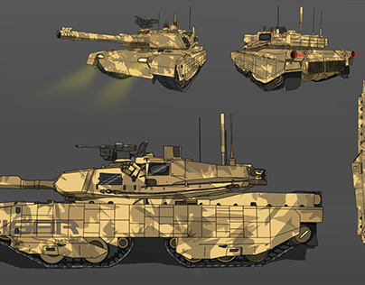 Tank-M1A2 Abrams